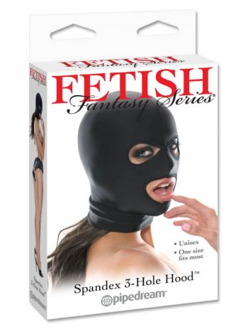 Masca Fetish Spandex 3 Hole Hood