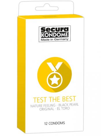 Prezervative Secura Test the Best, 12 Buc.