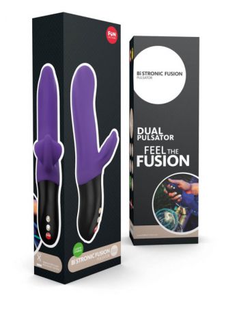 Vibrator Rabbit Bi Stronic Fusion Pulsator, Violet 22cm