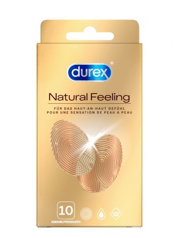 Prezervativ Durex Natural Feeling, Latex free, 10 buc