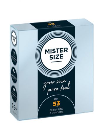 Prezervative Mister Size 53 mm 3 buc